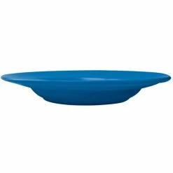 International Tableware CA-120-LB Cancun 18 Oz. Light Blue Stoneware Pasta Bowl - 12/Case
