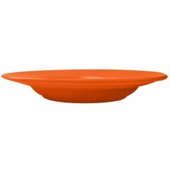 International Tableware CA-120-O Cancun 18 Oz. Orange Stoneware Pasta Bowl - 12/Case