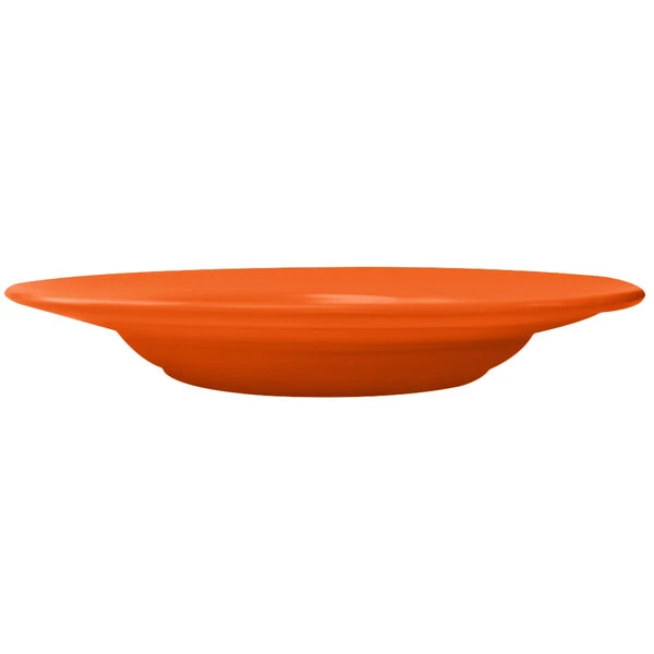 International Tableware CA-120-O Cancun 18 Oz. Orange Stoneware Pasta Bowl - 12/Case 1 International Tableware CA-120-O Cancun 18 Oz. Orange Stoneware Pasta Bowl - 12/Case