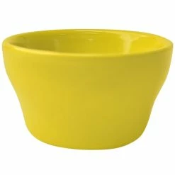 International Tableware CA-4-Y Cancun 7.25 Oz. Yellow Stoneware Bouillon - 36/Case