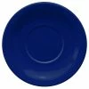 International Tableware CAN-2-CB Cancun 5 1/2" Cobalt Blue Stoneware Narrow Rim Saucer - 36/Case