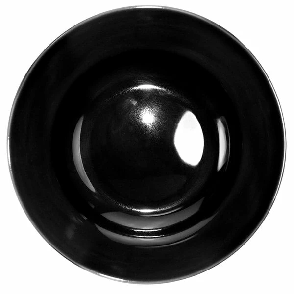 International Tableware CA-3-B Cancun 10 Oz. Black Stoneware Deep Rim Soup Bowl - 24/Case 2 International Tableware CA-3-B Cancun 10 Oz. Black Stoneware Deep Rim Soup Bowl - 24/Case - Image 2