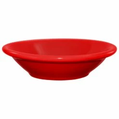 International Tableware CAN-11-CR Cancun 5 Oz. Crimson Red Stoneware Fruit Bowl - 36/Case