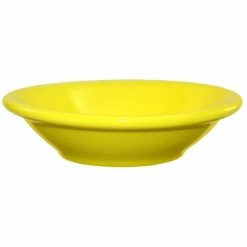 International Tableware CAN-11-Y Cancun 5 Oz. Yellow Stoneware Fruit Bowl - 36/Case