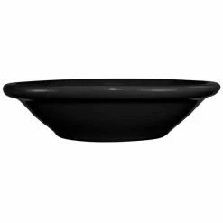 International Tableware CAN-11-B Cancun 5 Oz. Black Stoneware Fruit Bowl - 36/Case