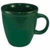 International Tableware 81950-67 Cancun 17 Oz. Green Stoneware Mocha Mug - 36/Case