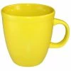 International Tableware 81950-242 Cancun 17 Oz. Yellow Stoneware Mocha Mug - 36/Case