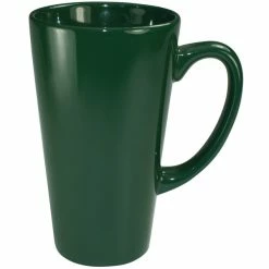 International Tableware 867-67 Cancun 16 Oz. Green Stoneware Funnel Cup - 24/Case