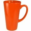 International Tableware 867-210 Cancun 16 Oz. Orange Stoneware Funnel Cup - 24/Case