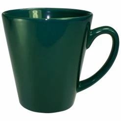 International Tableware 839-67 Cancun 12 Oz. Green Stoneware Funnel Cup - 36/Case