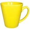 International Tableware 839-242 Cancun 12 Oz. Yellow Stoneware Funnel Cup - 36/Case