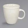 International Tableware 81950-01 18 Oz. Ivory (American White) Stoneware Mocha Mug - 36/Case