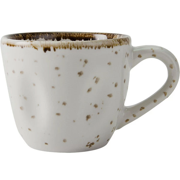 Tuxton GGA-085 TuxTrendz Artisan Geode Agave 3.5 Oz. China Cup - 24/Case 1 Tuxton GGA-085 TuxTrendz Artisan Geode Agave 3.5 Oz. China Cup - 24/Case