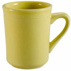 CAC China CAC TG-17-SFL Tango 8 Oz. Sunflower Mug - 36/Case