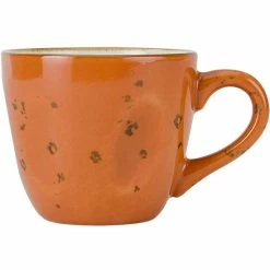 Tuxton GGC-085 TuxTrendz Artisan Geode Coral 3.5 Oz. China Cup - 24/Case
