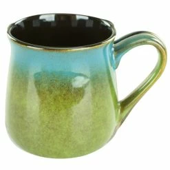 International Tableware 4416-146 Sioux Falls 16 Oz. Blue To Green Stoneware Tavern Mug - 24/Case