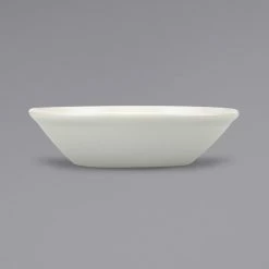 International Tableware RO-17 Roma 4 Oz. Ivory (American White) Stoneware Bowl - 36/Case