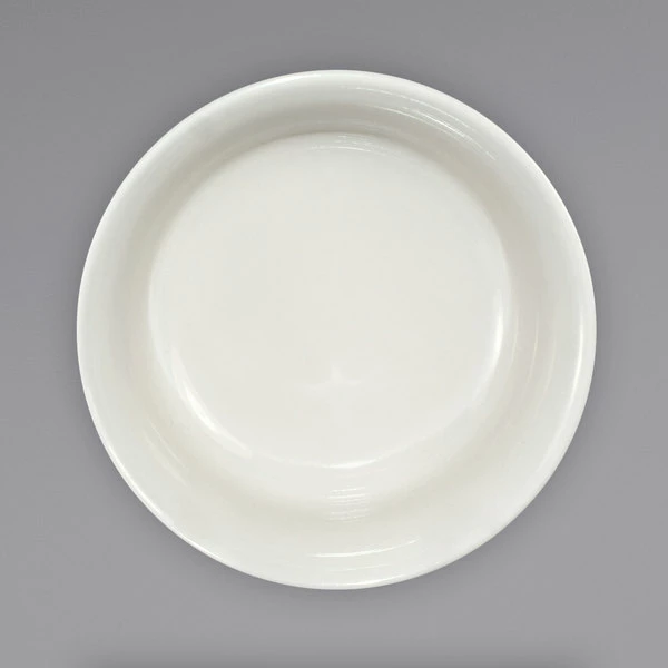 International Tableware NP-15 Newport 13 Oz. Ivory (American White) Embossed Stoneware Nappie / Oatmeal Bowl - 36/Case 2 International Tableware NP-15 Newport 13 Oz. Ivory (American White) Embossed Stoneware Nappie / Oatmeal Bowl - 36/Case - Image 2