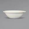 International Tableware VA-11 Valencia 5 Oz. Ivory (American White) Narrow Rim Rolled Edge Stoneware Fruit Bowl - 36/Case