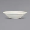 International Tableware RO-11 Roma 5 Oz. Ivory (American White) Rolled Edge Stoneware Fruit Bowl - 36/Case