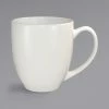 International Tableware 81376-01 14 Oz. Ivory (American White) Stoneware Bistro Cup - 36/Case