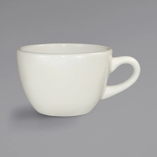 International Tableware VA-1 Valencia 9 Oz. Ivory (American White) Low Cup - 36/Case 1 International Tableware VA-1 Valencia 9 Oz. Ivory (American White) Low Cup - 36/Case