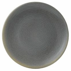 Dudson EG229 Evo 9" Matte Granite Coupe Round Stoneware Plate By Arc Cardinal - 24/Case