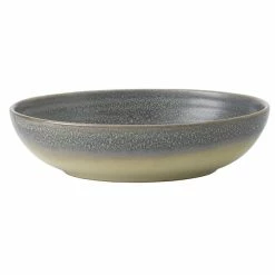 Dudson EG216 Evo 35 Oz. Matte Granite Deep Oval Stoneware Bowl By Arc Cardinal - 24/Case