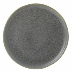 Dudson EG254 Evo 10" Matte Granite Flat Round Stoneware Plate By Arc Cardinal - 12/Case