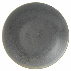 Dudson EG292 Evo 11 1/2" Matte Granite Deep Round Stoneware Plate By Arc Cardinal - 8/Case