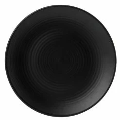 Dudson EJ273 Evo 10 3/4" Matte Jet Coupe Round Stoneware Plate By Arc Cardinal - 12/Case
