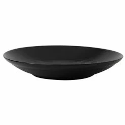 Dudson EJ292 Evo 11 1/2" Matte Jet Deep Round Stoneware Plate By Arc Cardinal - 8/Case