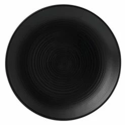Dudson EJ295 Evo 11 5/8" Matte Jet Coupe Round Stoneware Plate By Arc Cardinal - 12/Case