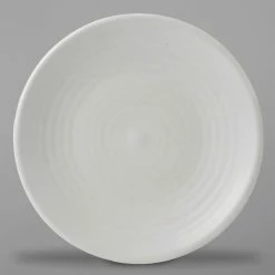 Dudson EP162 Evo 6 3/8" Matte Pearl Coupe Round Stoneware Plate By Arc Cardinal - 24/Case