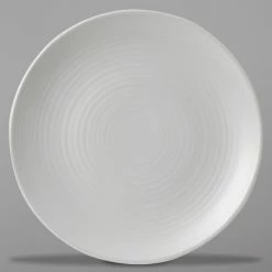 Dudson EP273 Evo 10 3/4" Matte Pearl Coupe Round Stoneware Plate By Arc Cardinal - 12/Case