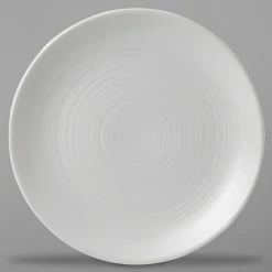Dudson EP295 Evo 11 5/8" Matte Pearl Coupe Round Stoneware Plate By Arc Cardinal - 12/Case