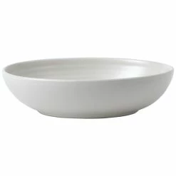 Dudson EP216 Evo 35 Oz. Matte Pearl Deep Oval Stoneware Bowl By Arc Cardinal - 24/Case