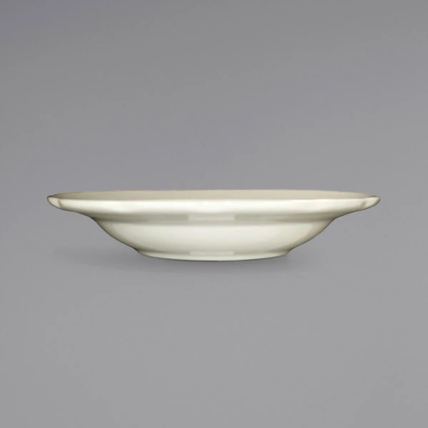 International Tableware VI-3 Victoria 12 Oz. Ivory (American White) Scalloped Edge Stoneware Deep Rim Soup Bowl - 24/Case 1 International Tableware VI-3 Victoria 12 Oz. Ivory (American White) Scalloped Edge Stoneware Deep Rim Soup Bowl - 24/Case