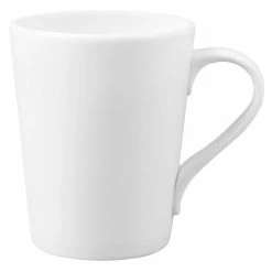 Chef & Sommelier FM546 Eternity Plus 12 Oz. Warm White Rolled Edge China Kone Mug By Arc Cardinal - 18/Case