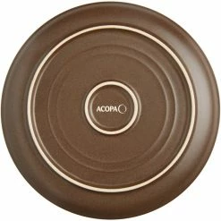 Acopa Embers 7 1/2" Hickory Brown Matte Coupe Stoneware Plate - 24/Case 7 Acopa Embers 7 1/2" Hickory Brown Matte Coupe Stoneware Plate - 24/Case -Rak Porcelain shop 2068102