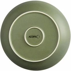 Acopa Embers 48 Oz. Moss Green Matte Stoneware Pasta Bowl - 6/Case -Rak Porcelain shop 2068149