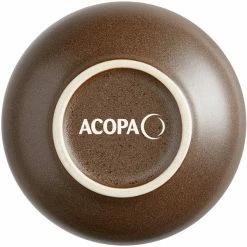 Acopa Embers 13 Oz. Hickory Brown Matte Stoneware Bowl - 24/Case -Rak Porcelain shop 2068150