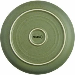 Acopa Embers 7 1/2" Moss Green Matte Coupe Stoneware Plate - 24/Case 7 Acopa Embers 7 1/2" Moss Green Matte Coupe Stoneware Plate - 24/Case -Rak Porcelain shop 2068160