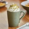 Acopa Embers 12 Oz. Moss Green Matte Stoneware Mug - 24/Case