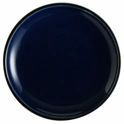 Acopa Keystone 6" Azora Blue Stoneware Coupe Plate - 24/Case -Rak Porcelain shop 2076744