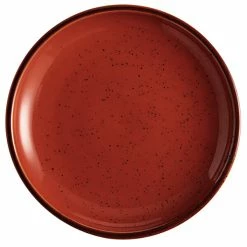 Acopa Keystone 6" Sedona Orange Stoneware Coupe Plate - 24/Case -Rak Porcelain shop 2077503