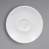 RAK Porcelain SOPCLSA15 Soul 5 15/16" Bright White Embossed Porcelain Saucer - 12/Case