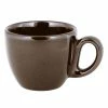 RAK Porcelain GN116C08CL Genesis Glossy 2.7 Oz. Brilliant Clove Porcelain Espresso Cup - 12/Case