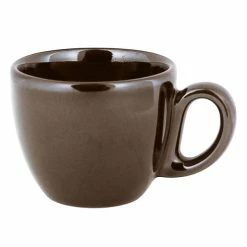 RAK Porcelain GN116C08CL Genesis Glossy 2.7 Oz. Brilliant Clove Porcelain Espresso Cup - 12/Case