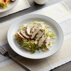 Sample - Acopa 10 1/2" Bright White Narrow Rim Stoneware Plate